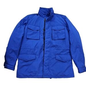 NYLON Field Jacket (FRENCH COLLECTION) Color-Sodalite Blue (Size-Medium) New